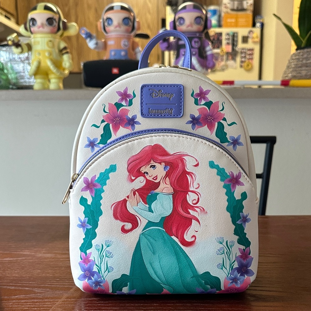 Disney Little Mermaid Sea Flowers Loungefly